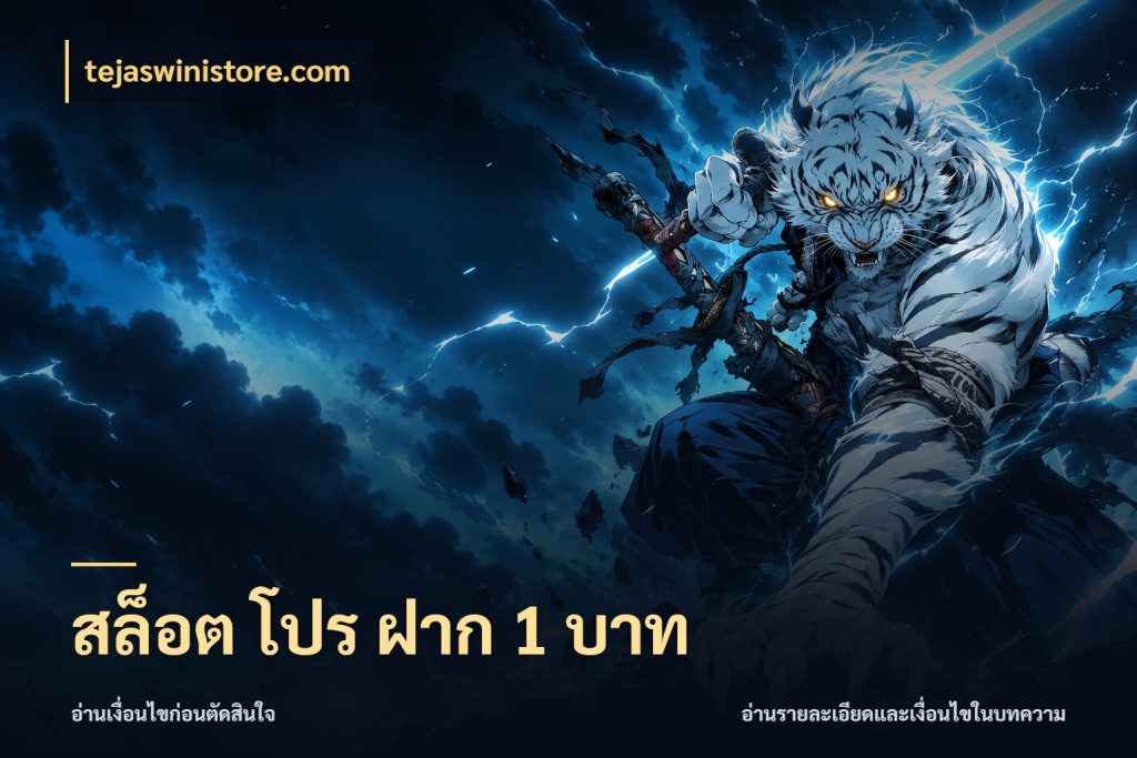สล็อต โปร ฝาก 1 บาท เปิดมุมยอดเริ่มต้นสำหรับคนชอบเกม ในมุม tejaswinistore.com