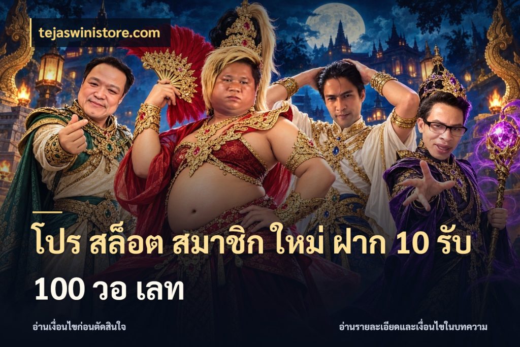 โปร สล็อต สมาชิก ใหม่ ฝาก 10 รับ 100 วอ เลท โปรยอดรับที่สายเกมสนใจ ในมุม tejaswinistore.com