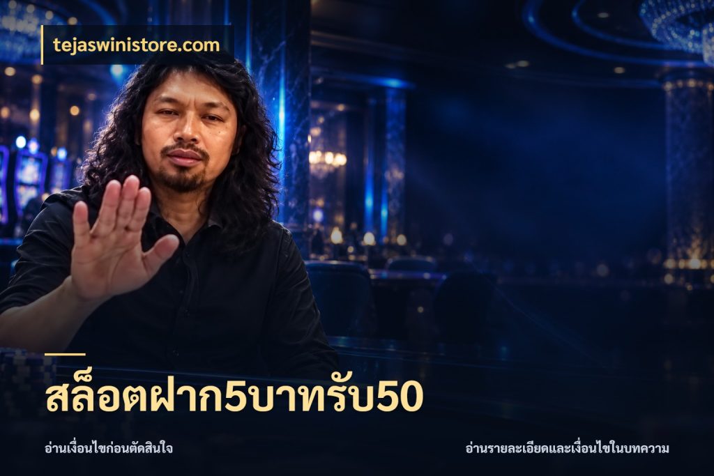 สล็อตฝาก5บาทรับ50 โปรยอดรับที่สายเกมสนใจ ในมุม tejaswinistore.com