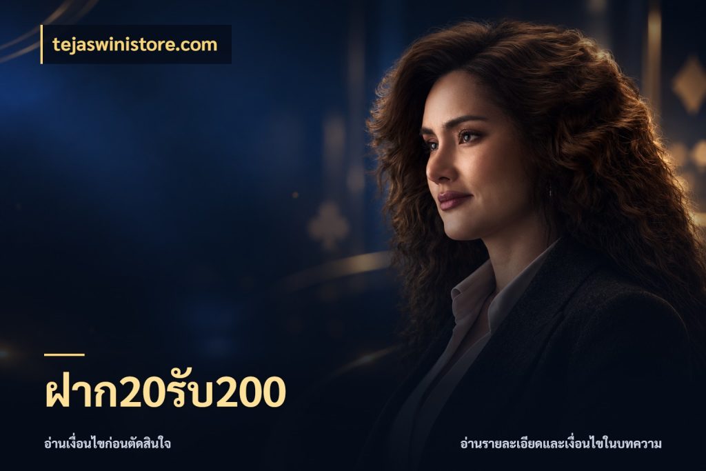 ฝาก20รับ200 tejaswinistore.com รูปแบบโบนัสกับสิทธิ์ของสายเกม