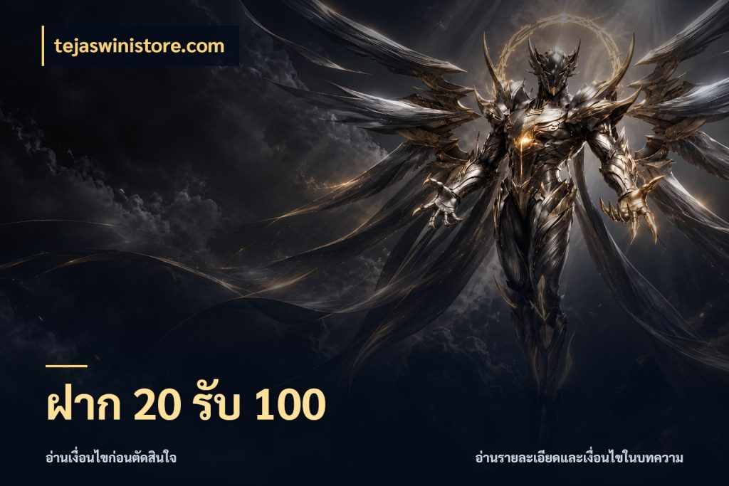 ฝาก 20 รับ 100 tejaswinistore.com โปรกับเกมที่ชอบเลือกให้ตรงสไตล์
