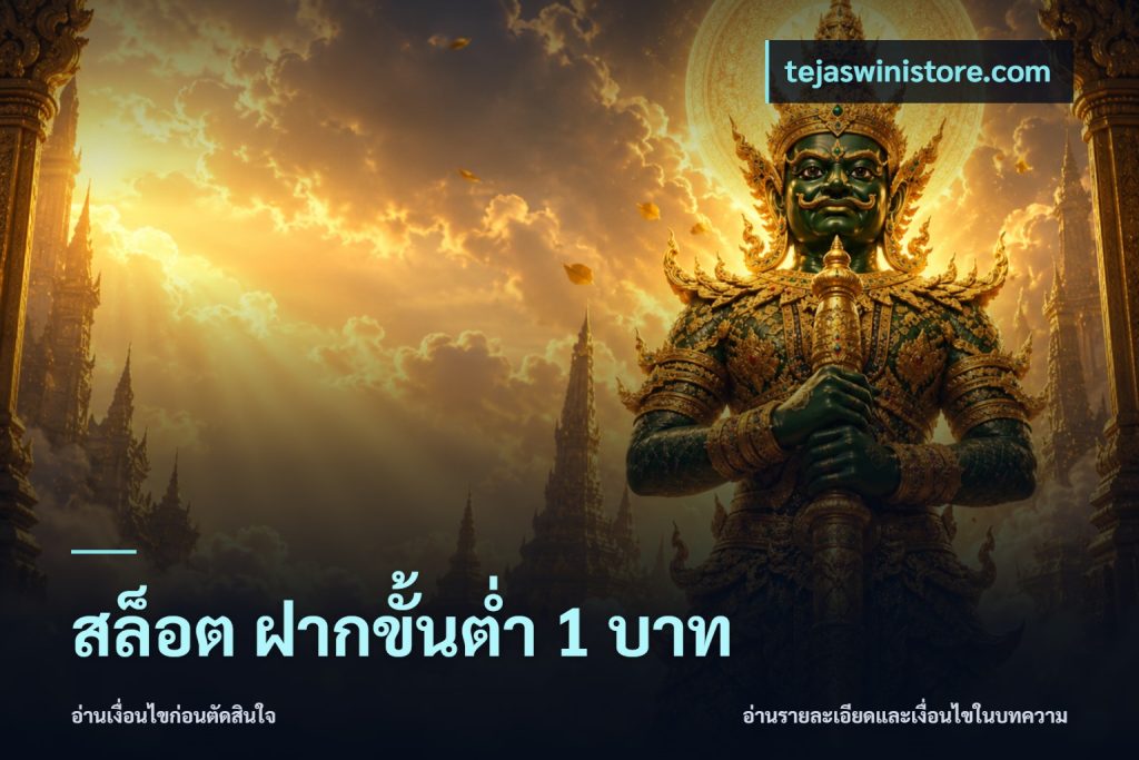 สล็อต ฝากขั้นต่ํา 1 บาท