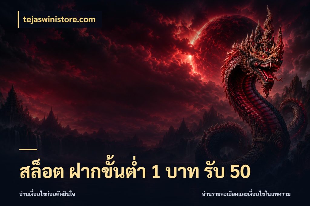 สล็อต ฝากขั้นต่ำ 1 บาท รับ 50 ยอดฝากและยอดรับในมุมของคนชอบลุ้น สไตล์ tejaswinistore.com