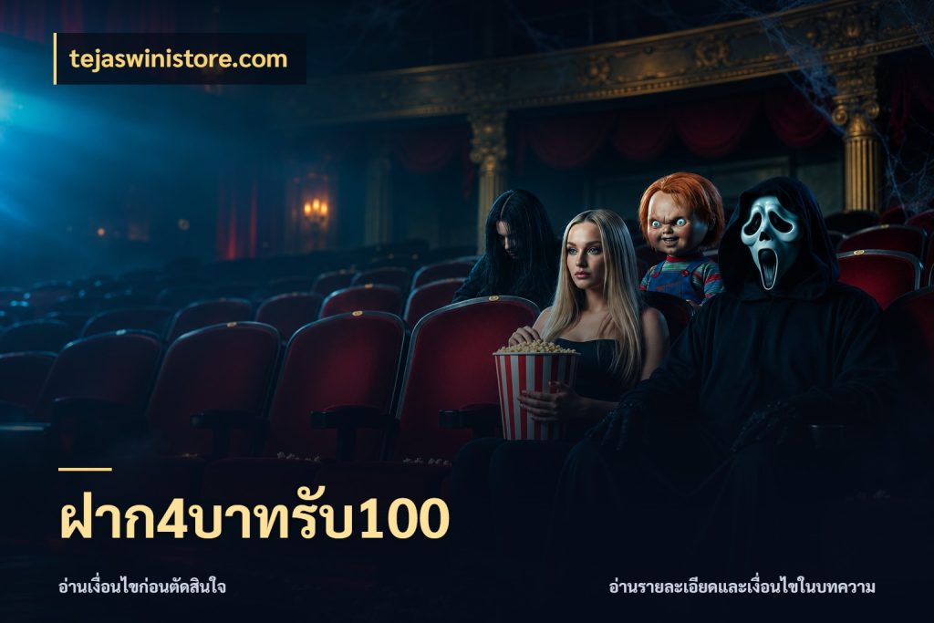 ฝาก4บาทรับ100 จับประเด็นยอดรับก่อนเลือกความสนุก กับ tejaswinistore.com