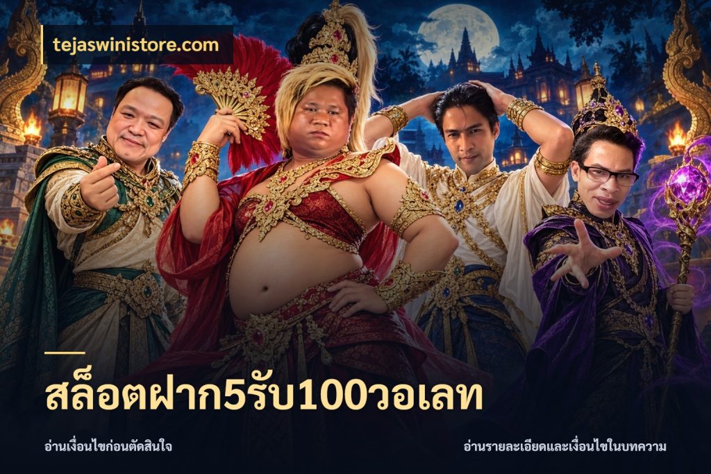 สล็อตฝาก5รับ100วอเลท สีสันของโปรฝากและยอดรับ กับ tejaswinistore.com