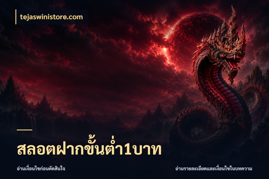 สลอตฝากขั้นต่ำ1บาท เปิดมุมยอดเริ่มต้นสำหรับคนชอบเกม ในมุม tejaswinistore.com