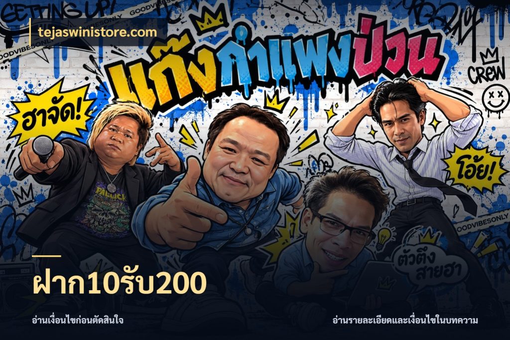 ฝาก10รับ200 tejaswinistore.com สายโบนัสเลือกจังหวะสนุกได้อย่างไร