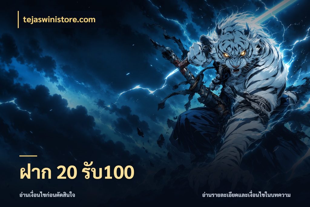 ฝาก 20 รับ100 รูปแบบโบนัสกับสิทธิ์ของสายเกม กับ tejaswinistore.com