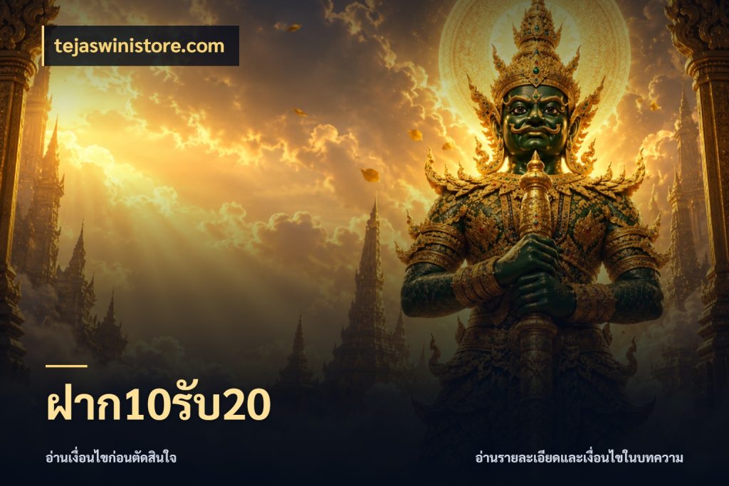 ฝาก10รับ20 สนุกกับตัวเลือกโปรในสไตล์ของคุณ กับ tejaswinistore.com