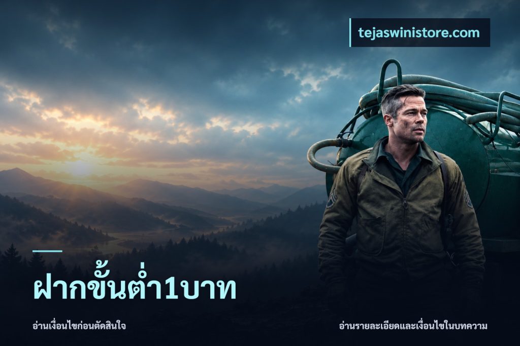 ฝากขั้นต่ำ1บาท