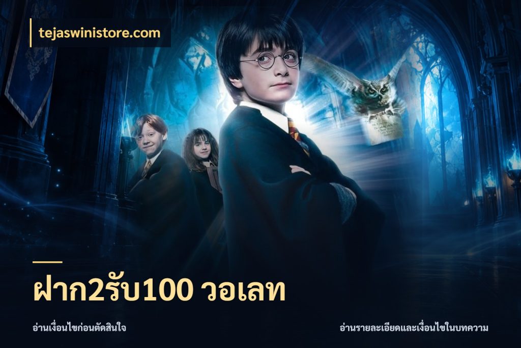 ฝาก2รับ100 วอเลท เปิดมุมโปรให้เข้ากับเกมแนวโปรด กับ tejaswinistore.com