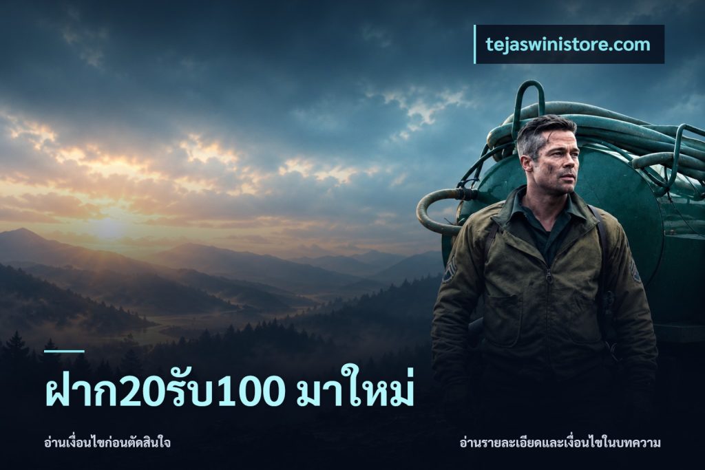ฝาก20รับ100 มาใหม่