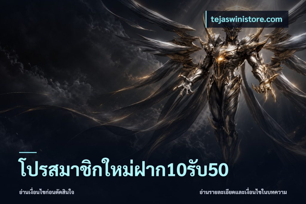 โปรสมาชิกใหม่ฝาก10รับ50