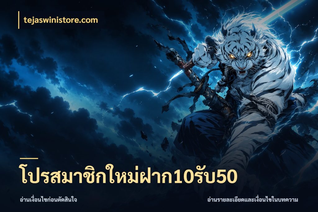 โปรสมาชิกใหม่ฝาก10รับ50 จับประเด็นยอดรับก่อนเลือกความสนุก ในมุม tejaswinistore.com