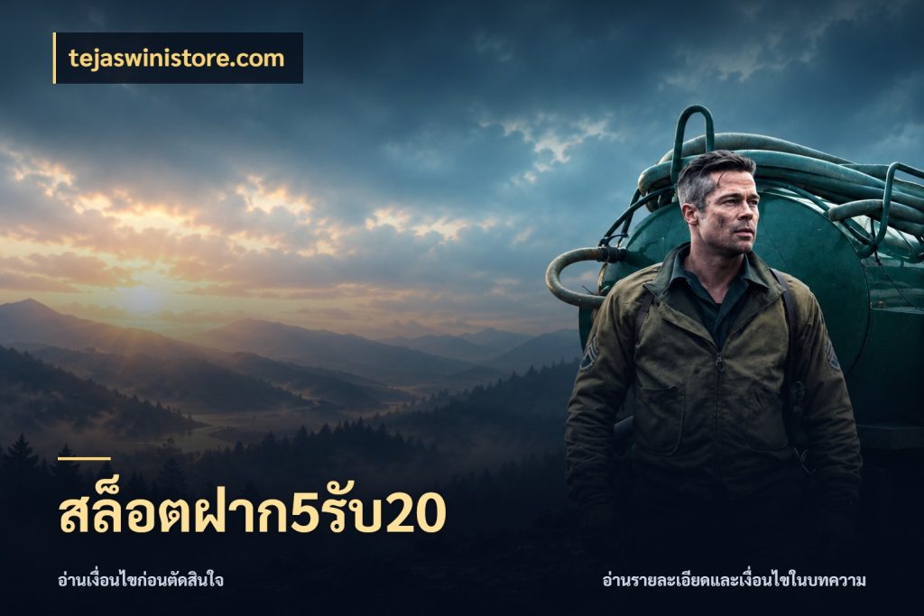 สล็อตฝาก5รับ20 ยอดฝากและยอดรับในมุมของคนชอบลุ้น กับ tejaswinistore.com
