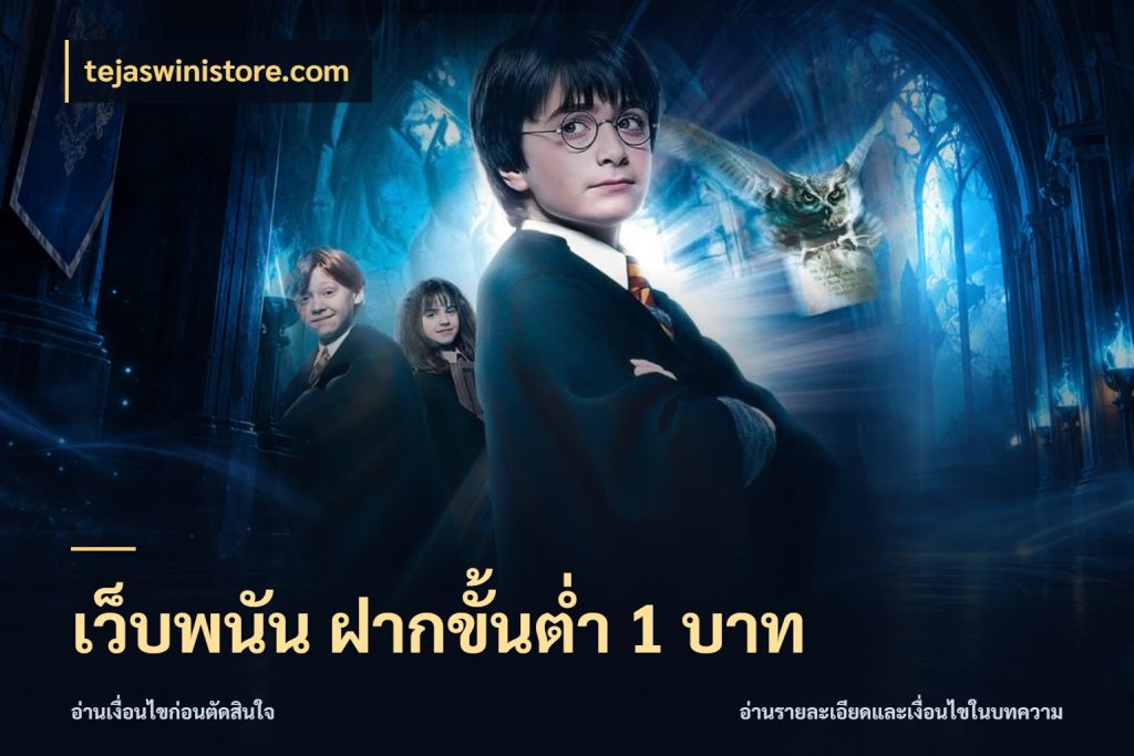 เว็บพนัน ฝากขั้นต่ำ 1 บาท เงินตั้งต้นกับความสนุกที่คุณกำหนด กับ tejaswinistore.com