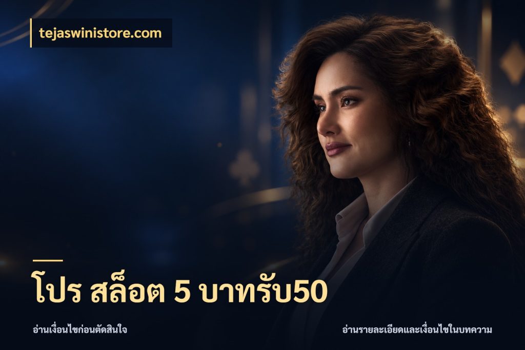 โปร สล็อต 5 บาทรับ50 สีสันของโปรฝากและยอดรับ ในมุม tejaswinistore.com
