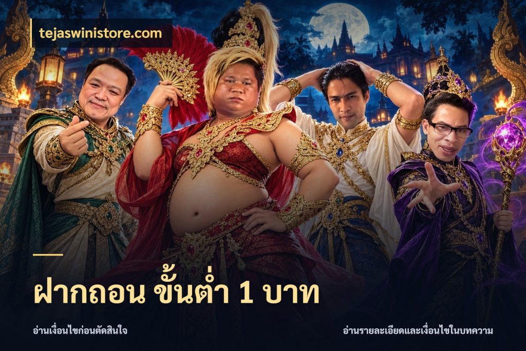 ฝากถอน ขั้นต่ำ 1 บาท รู้จักจำนวนแต่ละแบบก่อนเลือกเกม กับ tejaswinistore.com