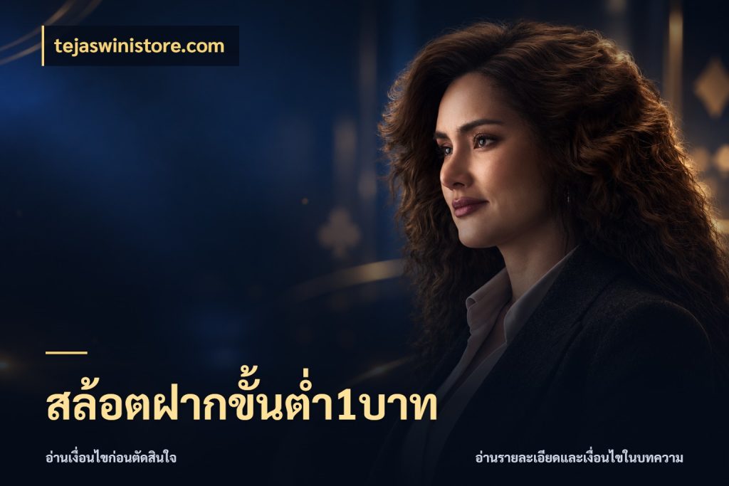 สล้อตฝากขั้นต่ำ1บาท เปิดมุมยอดเริ่มต้นสำหรับคนชอบเกม กับ tejaswinistore.com